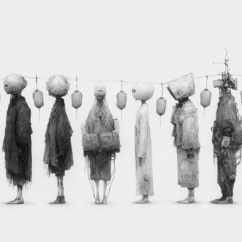 Distópica 05, obra de Paola Lazzareschi